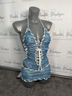 Snatched Denim Blue
